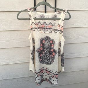 Mandala hand tank